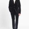Black Velvet Mansfield Suit