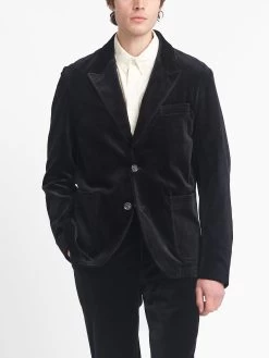 Black Velvet Mansfield Suit 12 Black Velvet Mansfield Suit -Oliver Spencer Store OSMJ352C VEL01BLK MANSFIELDJACKET VELVETBLACK1copy 2272ca38 7e32 49d7 a292 96429f5b41be