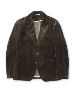 Mole Grey Velvet Mansfield Suit -Oliver Spencer Store OSMJ352MansfieldJacketVEL01MOGVelvetMoleGrey fb6b9d0a 372e 47cd bdc7 665781f941de