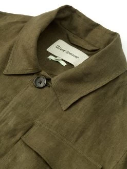 Hythe Jacket Padworth Green -Oliver Spencer Store OSMJ362HytheJacketPAD01GRNPadworthGreen1