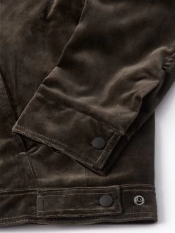 Norton Jacket Velvet Mole Grey -Oliver Spencer Store OSMJ364NortonJacketVEL01MOGVelvetMoleGrey2