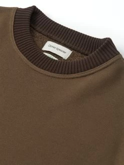 Heavyweight Sweatshirt Rosebank Khaki 8 Heavyweight Sweatshirt Rosebank Khaki -Oliver Spencer Store OSMK687ClemsonSweatshirtROS01KHARosebankKhaki1