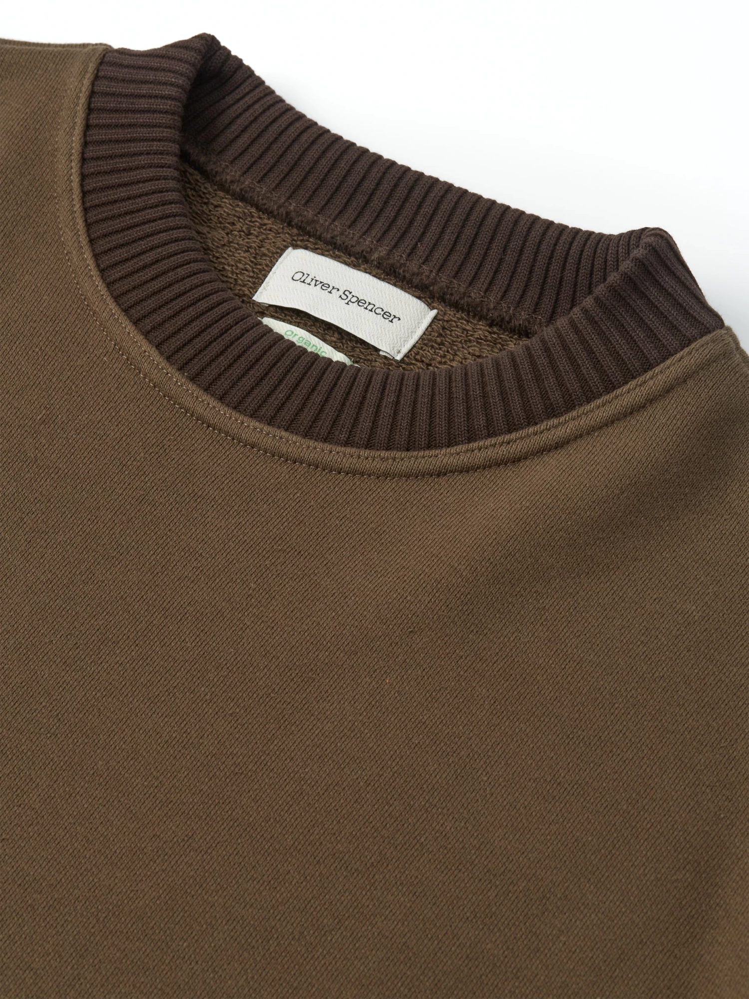 Heavyweight Sweatshirt Rosebank Khaki 3 Heavyweight Sweatshirt Rosebank Khaki - Image 3