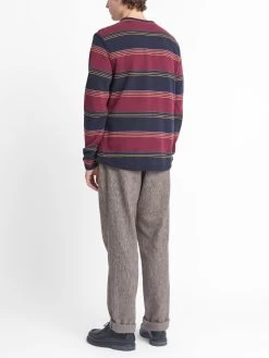 Reversible Newport Long Sleeve T-Shirt Hinkley Navy/Burgundy 22 Reversible Newport Long Sleeve T-Shirt Hinkley Navy/Burgundy -Oliver Spencer Store OSMK714A HIN01NABREVERSIBLENEWPORTLONGSLEEVET SHIRT HINKLEYNAVYBURGUNDY1