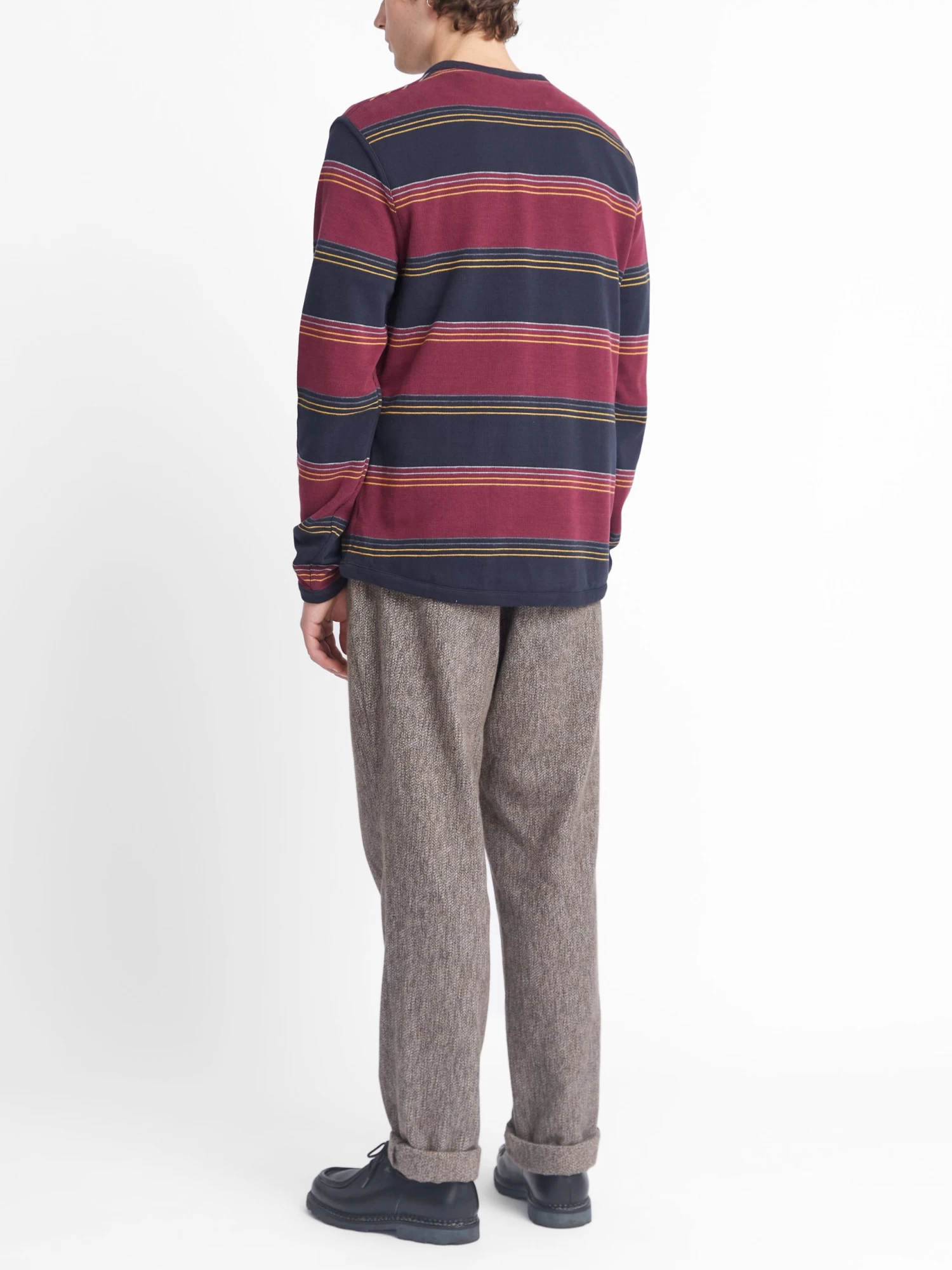 Reversible Newport Long Sleeve T-Shirt Hinkley Navy/Burgundy 11 Reversible Newport Long Sleeve T-Shirt Hinkley Navy/Burgundy - Image 11