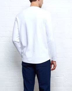 Heavy Long Sleeve Plain T-Shirt Tavistock White 11 Heavy Long Sleeve Plain T-Shirt Tavistock White -Oliver Spencer Store OSMK733 TAV01WHI HEAVYLONGSLEEVET SHIRTWHITE10 09be2437 3060 42ed b2f8 1b976a93be07