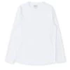 Heavy Long Sleeve Plain T-Shirt Tavistock White