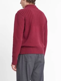 Atlantic Jumper Greeves Berry Red -Oliver Spencer Store OSMK739 GRE01BER ATLANTICJUMPER GREEVESBERRYRED4copy