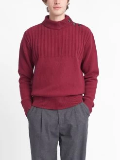 Atlantic Jumper Greeves Berry Red -Oliver Spencer Store OSMK739 GRE01BER ATLANTICJUMPER GREEVESBERRYREDcopy