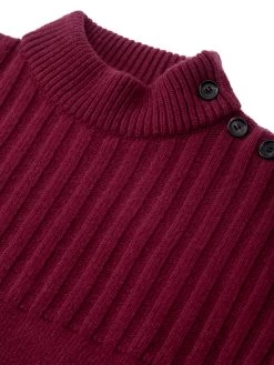 Atlantic Jumper Greeves Berry Red -Oliver Spencer Store OSMK739AtlanticJumperGRE01BERGreevesBerryRed41