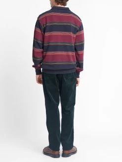 Reversible Half Zip Sweatshirt Hinkley Navy/Burgundy 14 Reversible Half Zip Sweatshirt Hinkley Navy/Burgundy -Oliver Spencer Store OSMK740 HIN01NAB REVERSIBLEHALFZIPSWEATSHIRT HINKLEYNAVYBURGUNDY3