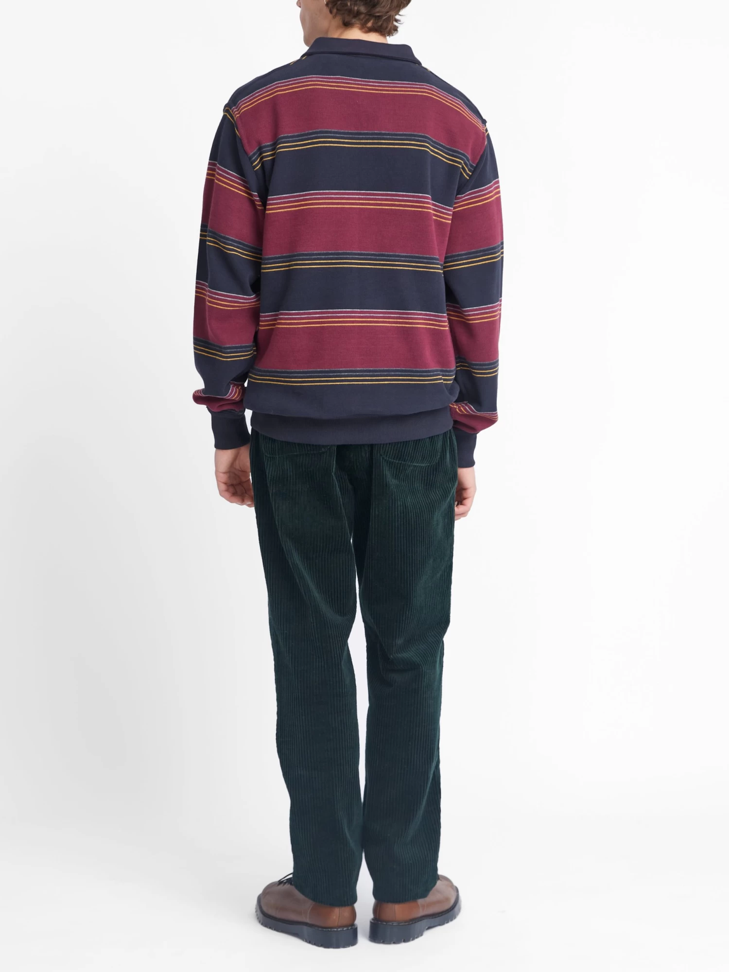 Reversible Half Zip Sweatshirt Hinkley Navy/Burgundy 7 Reversible Half Zip Sweatshirt Hinkley Navy/Burgundy - Image 7