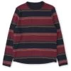 Reversible Newport Long Sleeve T-Shirt Hinkley Navy/Burgundy