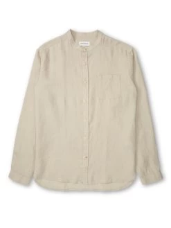 Grandad Shirt Padworth Beige