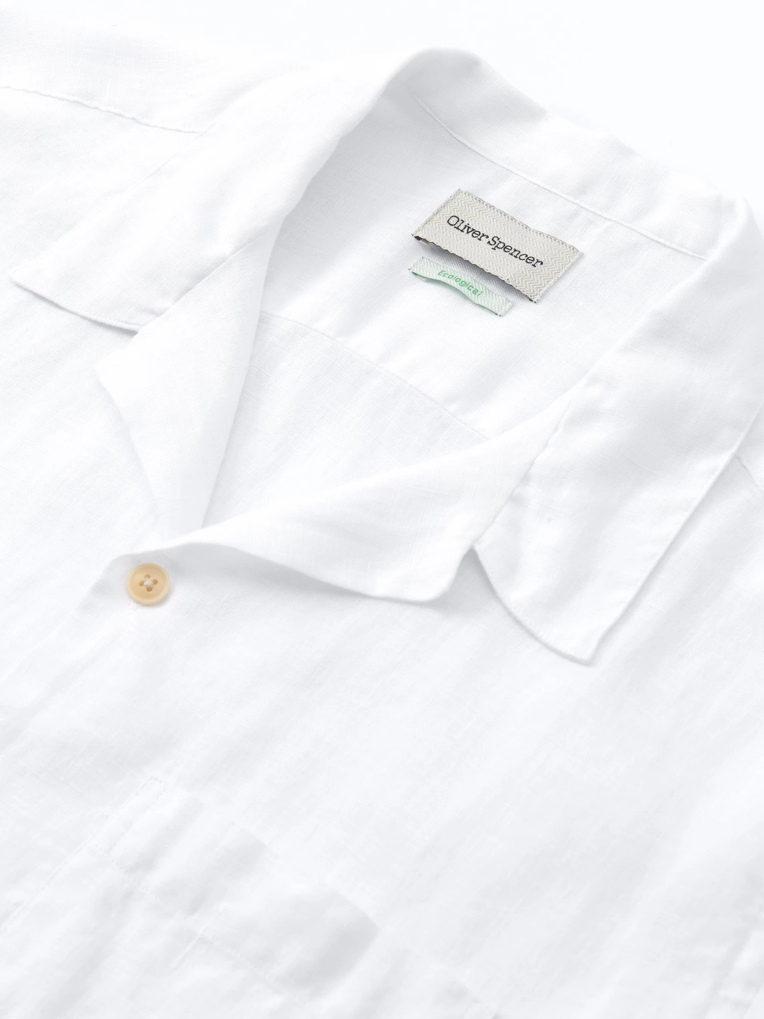 Havana Short Sleeve Shirt Bridford White 3 Havana Short Sleeve Shirt Bridford White - Image 3
