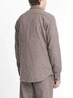 Treviscoe Shirt Adler Fawn -Oliver Spencer Store OSMS171A ADL01FAWTREVISCOESHIRTADLERFAWN4copy