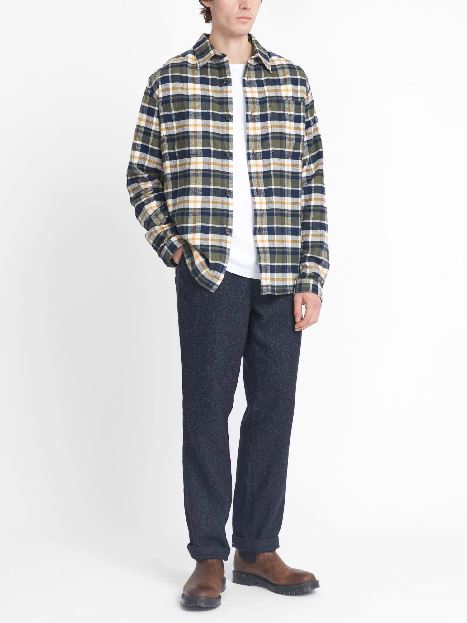 Treviscoe Shirt Eldin Green 2 Treviscoe Shirt Eldin Green - Image 2