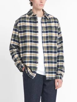 Treviscoe Shirt Eldin Green 10 Treviscoe Shirt Eldin Green -Oliver Spencer Store OSMS171A ELD01GRN TREVISCOESHIRT ELDINGREEN3copy