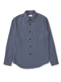 Treviscoe Shirt Abbingdon Slate Blue