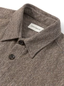 Treviscoe Shirt Adler Fawn -Oliver Spencer Store OSMS171aTreviscoeShirtADL01FAWAdlerFawn1