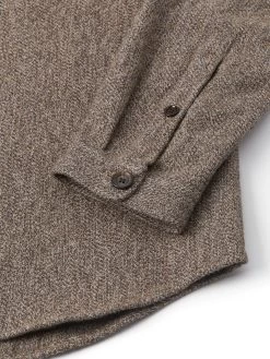 Treviscoe Shirt Adler Fawn -Oliver Spencer Store OSMS171aTreviscoeShirtADL01FAWAdlerFawn2