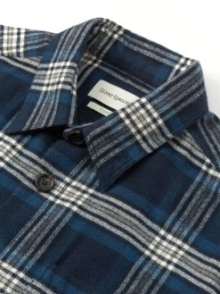 Treviscoe Shirt Devon Blue -Oliver Spencer Store OSMS171aTreviscoeShirtDEV01BLUDevonBlue1