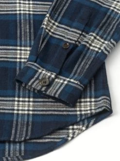 Treviscoe Shirt Devon Blue -Oliver Spencer Store OSMS171aTreviscoeShirtDEV01BLUDevonBlue2