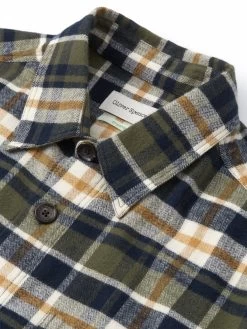 Treviscoe Shirt Eldin Green 8 Treviscoe Shirt Eldin Green -Oliver Spencer Store OSMS171aTreviscoeShirtELD01GRNEldinGreen1