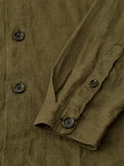 Treviscoe Shirt Padworth Green -Oliver Spencer Store OSMS171aTreviscoeShirtPAD01GRNPadworthGreen2