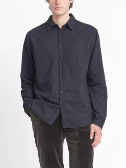 New York Special Shirt Abbingdon Grey Multi -Oliver Spencer Store OSMS200D ABB01DAG NEWYORKSPECIALSHIRT ABBINGDONDARKGREY1copy