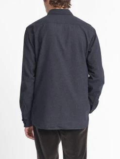 New York Special Shirt Abbingdon Grey Multi -Oliver Spencer Store OSMS200D ABB01DAG NEWYORKSPECIALSHIRT ABBINGDONDARKGREYv1copy