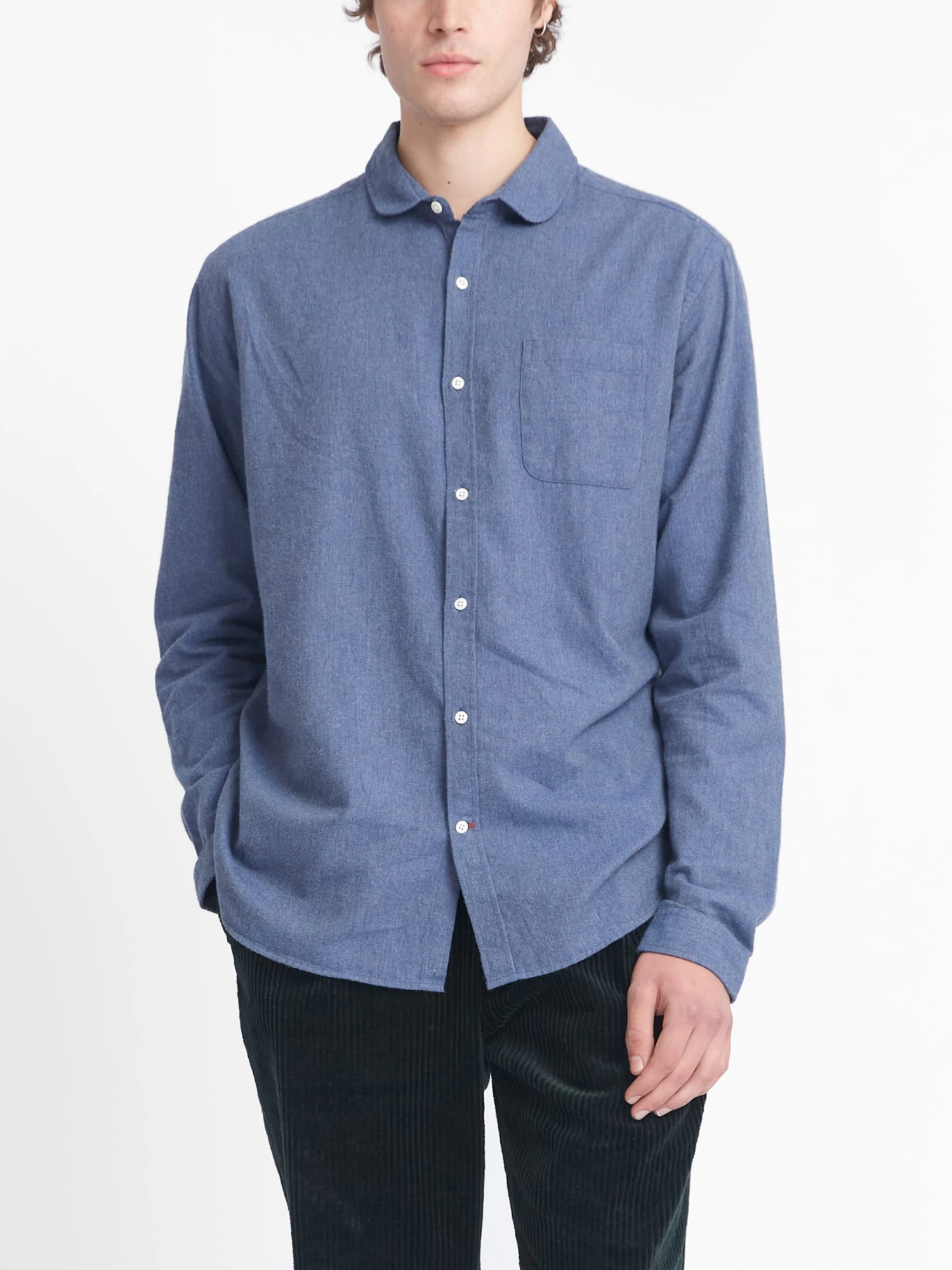 Eton Collar Shirt Abbingdon Slate Blue 5 Eton Collar Shirt Abbingdon Slate Blue - Image 5