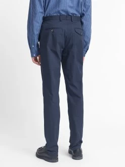 Fishtail Trouser Eden Navy -Oliver Spencer Store OSMT20D EDE01NAV FISHTAILTROUSERS EDENNAVY2copy