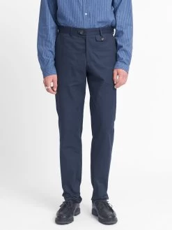 Fishtail Trouser Eden Navy -Oliver Spencer Store OSMT20D EDE01NAV FISHTAILTROUSERS EDENNAVYcopy
