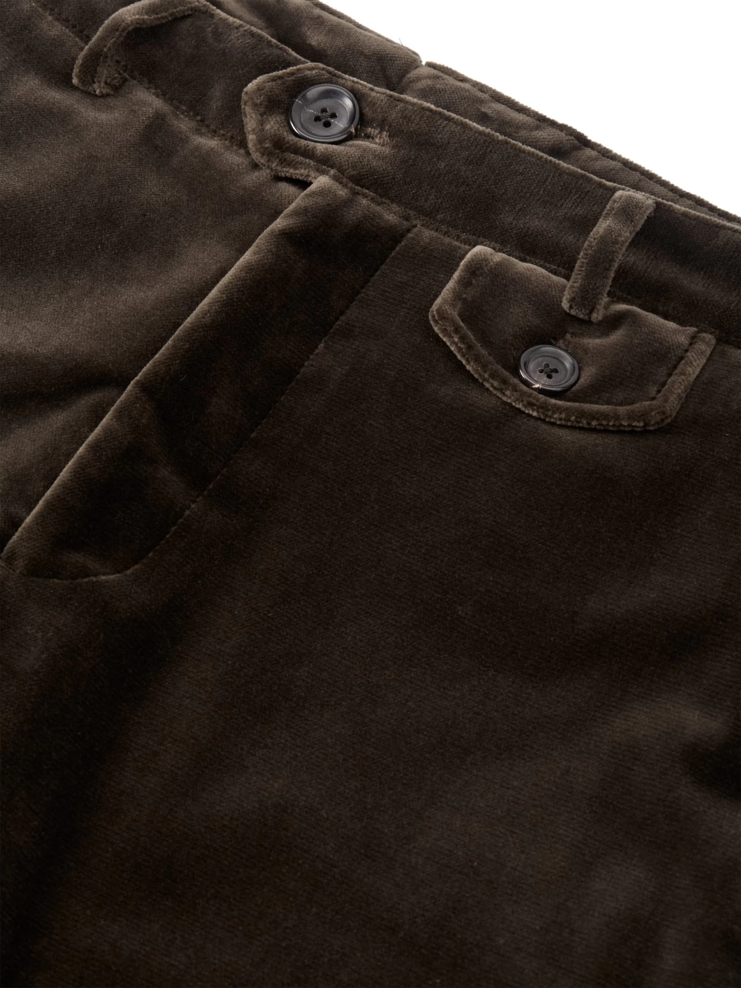 Fishtail Trousers Velvet Mole Grey 3 Fishtail Trousers Velvet Mole Grey - Image 3