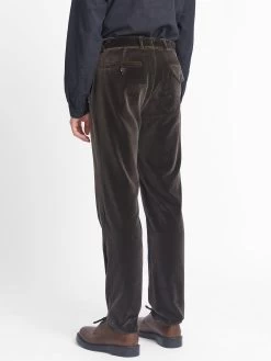 Fishtail Trousers Velvet Mole Grey 15 Fishtail Trousers Velvet Mole Grey -Oliver Spencer Store OSMT20dVELVETMOLEGREY9copy