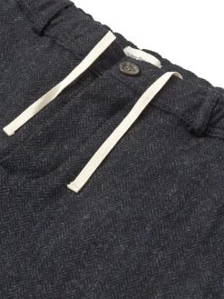 Drawstring Trousers Amersham Navy -Oliver Spencer Store OSMT48cDrawstringTrousersAME01NAVAmershamNavy1