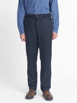 Drawstring Trousers Amersham Navy -Oliver Spencer Store OSMT48cDrawstringTrousersAME01NAVAmershamNavy10copy