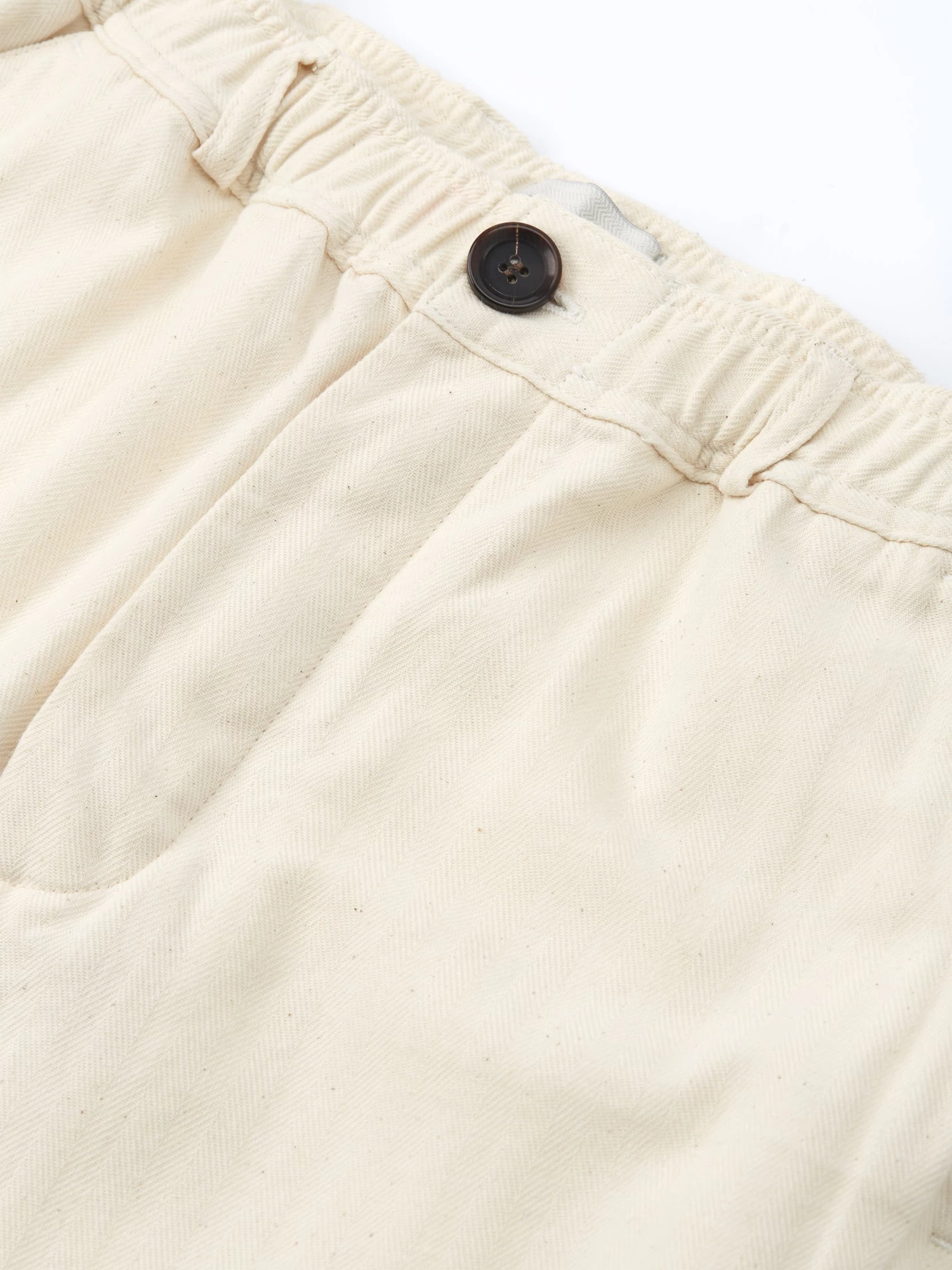 Drawstring Trousers Cairnes Ecru 4 Drawstring Trousers Cairnes Ecru - Image 4