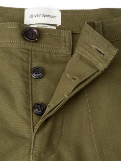 Judo Trousers Ellbridge Green -Oliver Spencer Store OSMT49iJudoTrousersELL01GRNEllbridgeGreen2