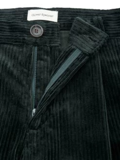 Morton Trousers Melrose Cord Green -Oliver Spencer Store OSMT68MortonTrousersMEL01GRNMelroseCordGreen13