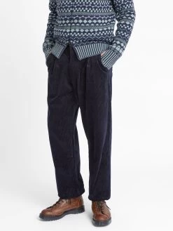 Morton Trousers Melrose Cord Navy -Oliver Spencer Store OSMT68MortonTrousersMEL01NAVMelroseCordNavy5copy