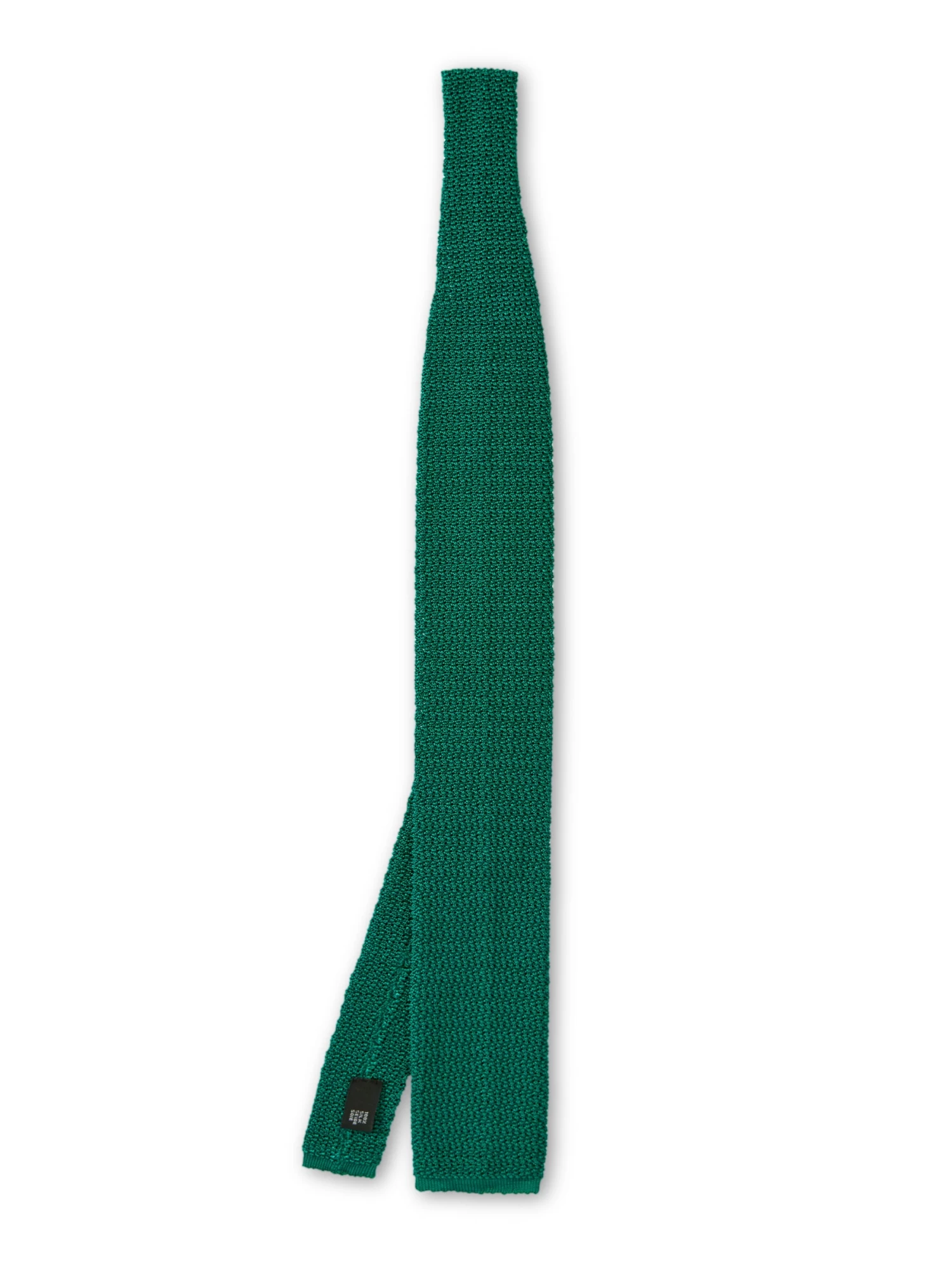 Silk Knitted Tie Green 1 Silk Knitted Tie Green