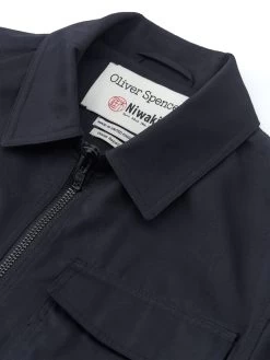 Oliver Spencer X Niwaki Hortus Gardening Jacket Wentworth Navy -Oliver Spencer Store OSNMJ340aHortusGardeningJacketWEN01NAVWentworthNavy1