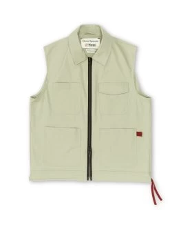 Oliver Spencer X Niwaki Scion Gardening Gilet Hyde Green