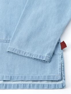 Oliver Spencer X Niwaki Ohana Gardening Smock Mullins Denim Indigo Light 13 Oliver Spencer X Niwaki Ohana Gardening Smock Mullins Denim Indigo Light -Oliver Spencer Store OSNMS178OhanaGardeningSmockMUL01INLMullinsDenimIndigoLight2