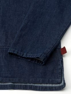 Oliver Spencer X Niwaki Ohana Gardening Smock Mullins Denim Indigo Rinse -Oliver Spencer Store OSNMS178OhanaGardeningSmockMUL01INRMullinsDenimIndigoRinse2