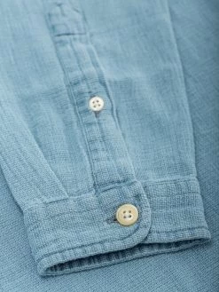 Grandad Shirt Kildale Indigo Light 9 Grandad Shirt Kildale Indigo Light -Oliver Spencer Store OSS126GrandadShirtKildaleIndigoLight 4 66f3d07c 2e2e 4a66 b725 dcf1ae0f7b11