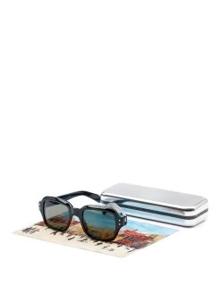 Cubitts X Oliver Spencer Conduit Sunglasses Black -Oliver Spencer Store OSStudioCubittsSunglassesAmber4