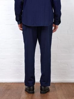 Judo Trousers Faye Indigo Blue 15 Judo Trousers Faye Indigo Blue -Oliver Spencer Store judo trousers faye indigo crop 1
